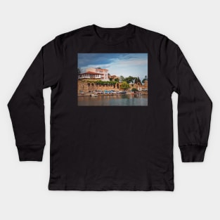 The old town of Nessebar on the Black Sea coast Kids Long Sleeve T-Shirt